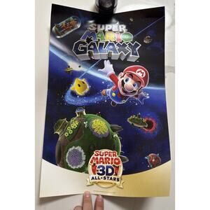 Super Mario 3D All-Stars Posters My Nintendo Rewards 35th Anniversary set of 3